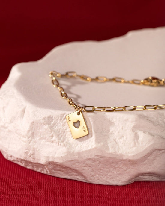 Ace Up the Sleeve Bracelet gold
