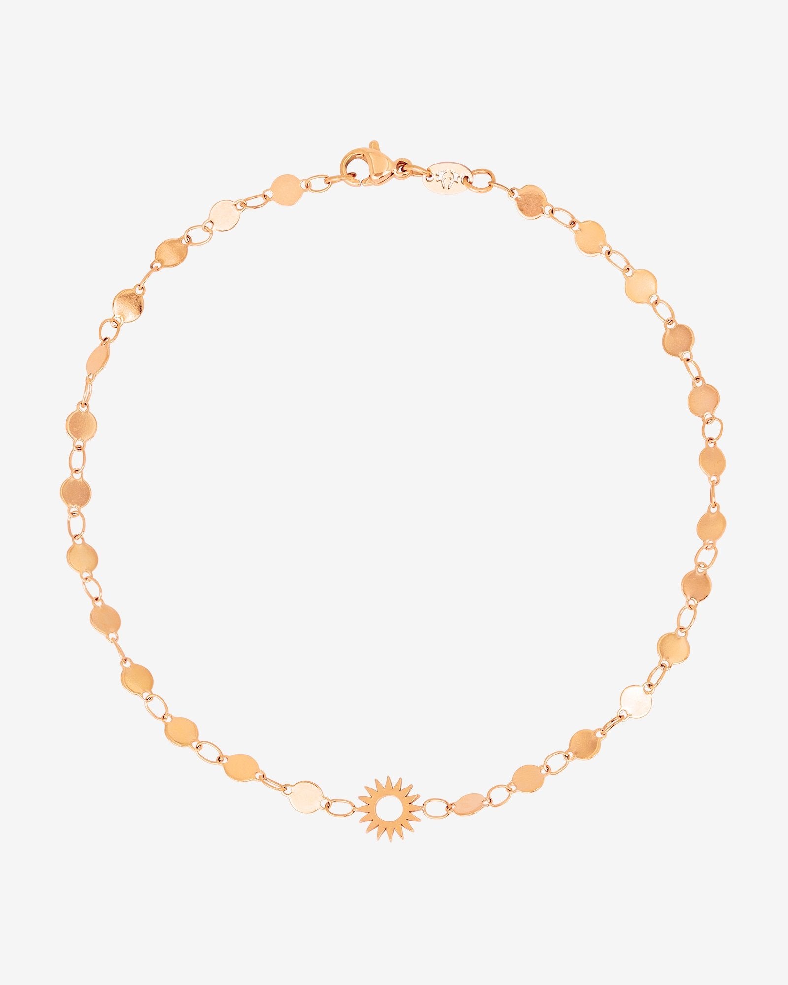 Sunny Side Up Anklet Rose Gold