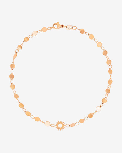 Sunny Side Up Anklet Rose Gold