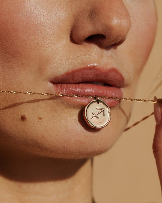 Zodiac Necklace Rose Gold