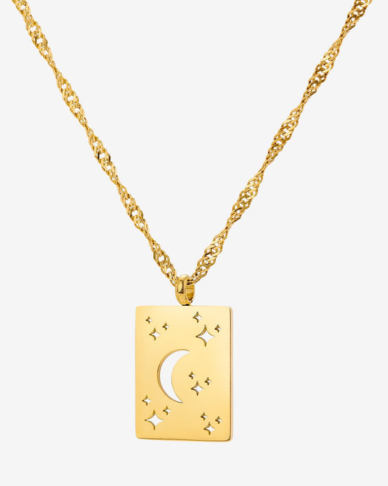 Midnight Lover Necklace gold