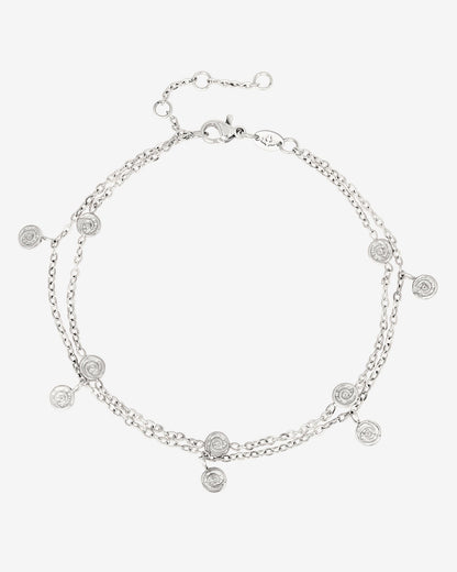 Swirl'n Double Bracelet Silver