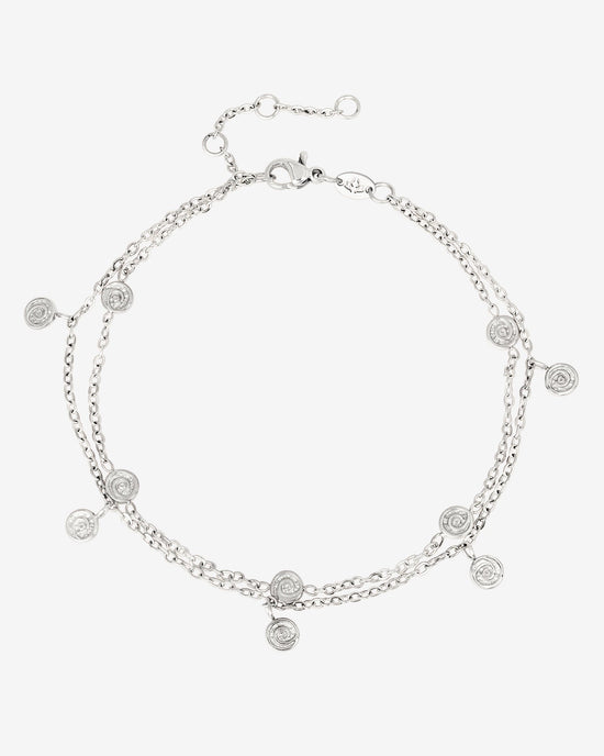 Swirl'n Double Bracelet Silver
