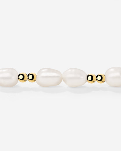 Summertime Pearl Bracelet gold