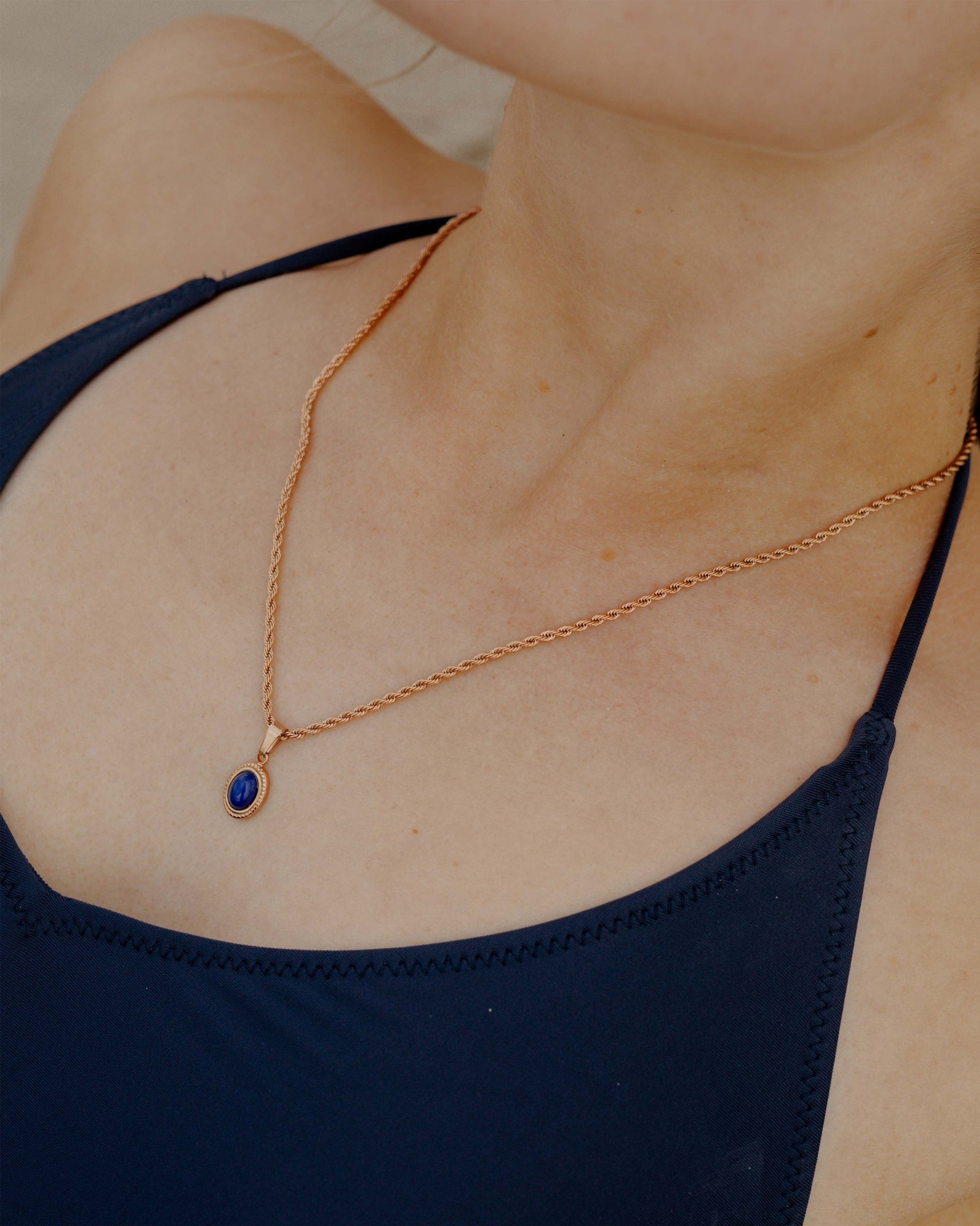 Deep Sea Necklace Rose Gold