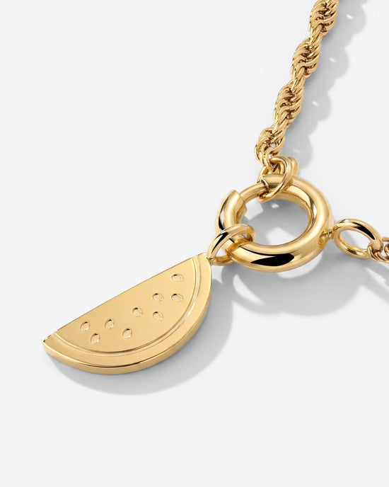 Melony Rope Chain Necklace Set Gold
