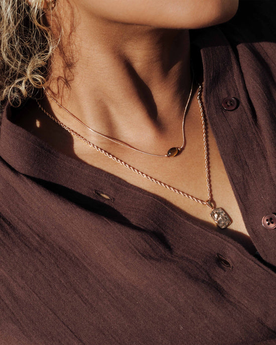 Fata Morgana Necklace Rose Gold