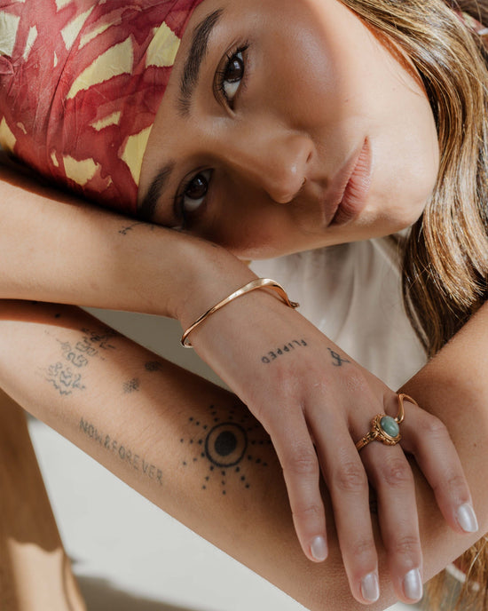 Tides Bangle Rose Gold