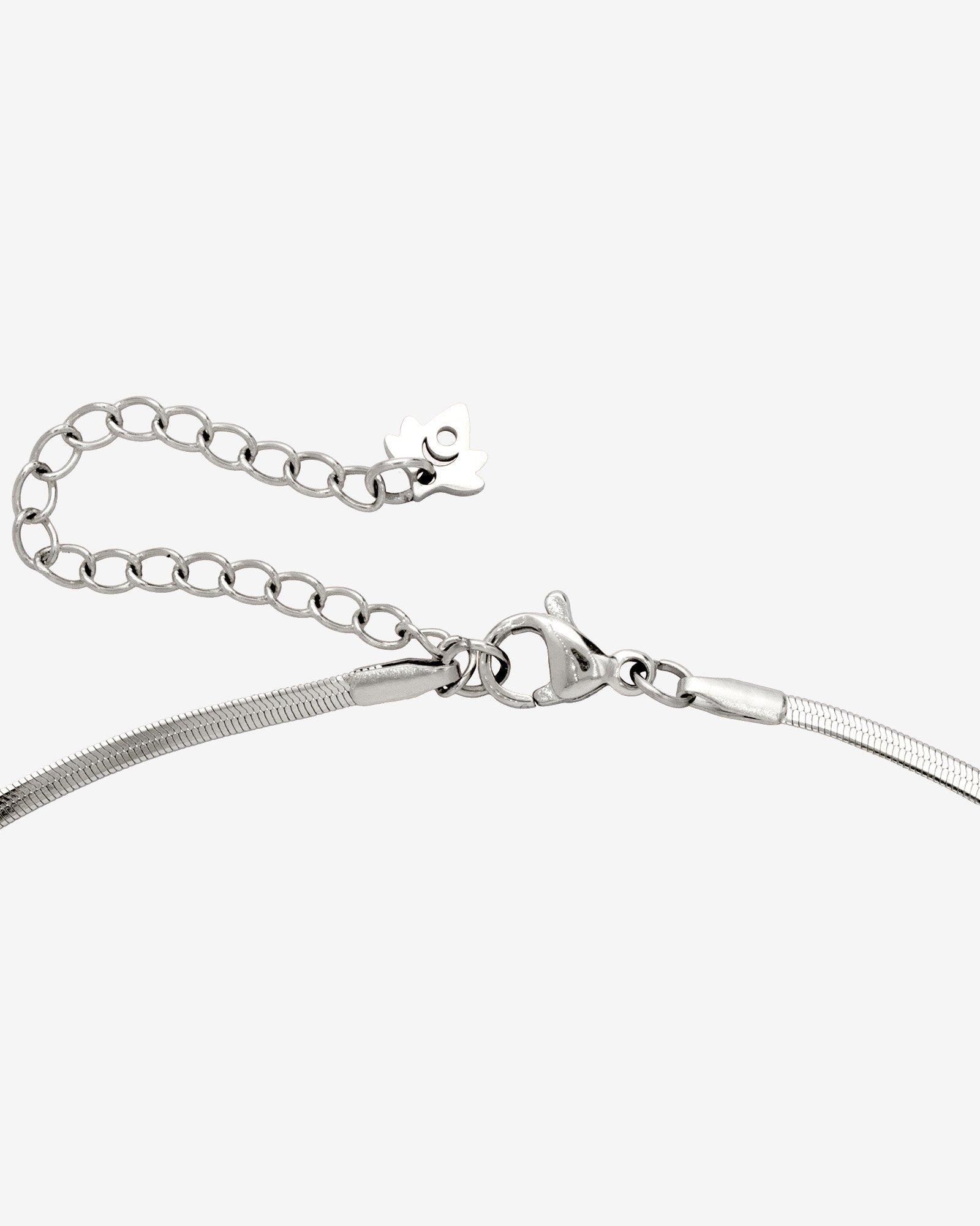 Sweet Bow Necklace Silver