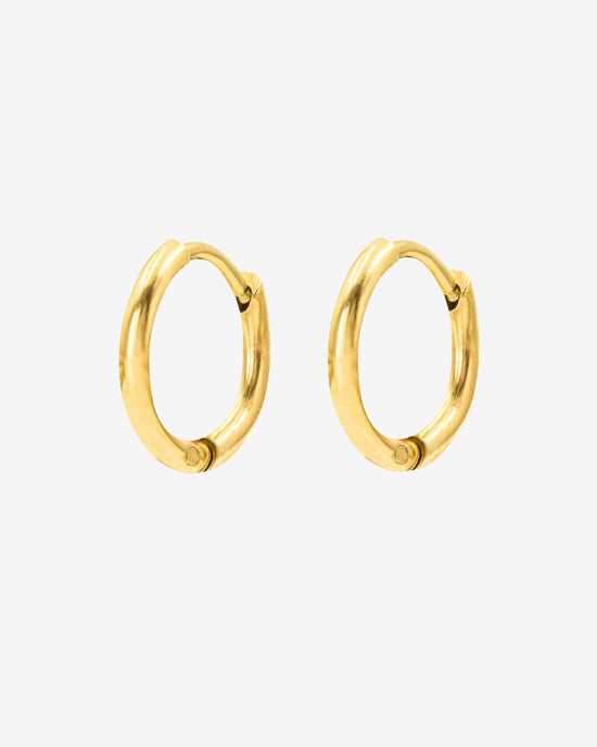 Slim Hoops Small Gold