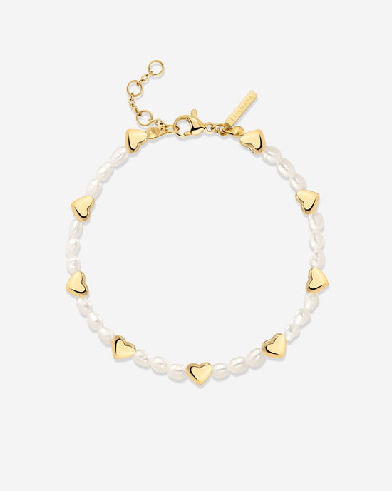 Love Pearls Bracelet Gold