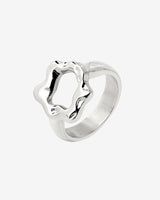 Melting Donut Ring Silver