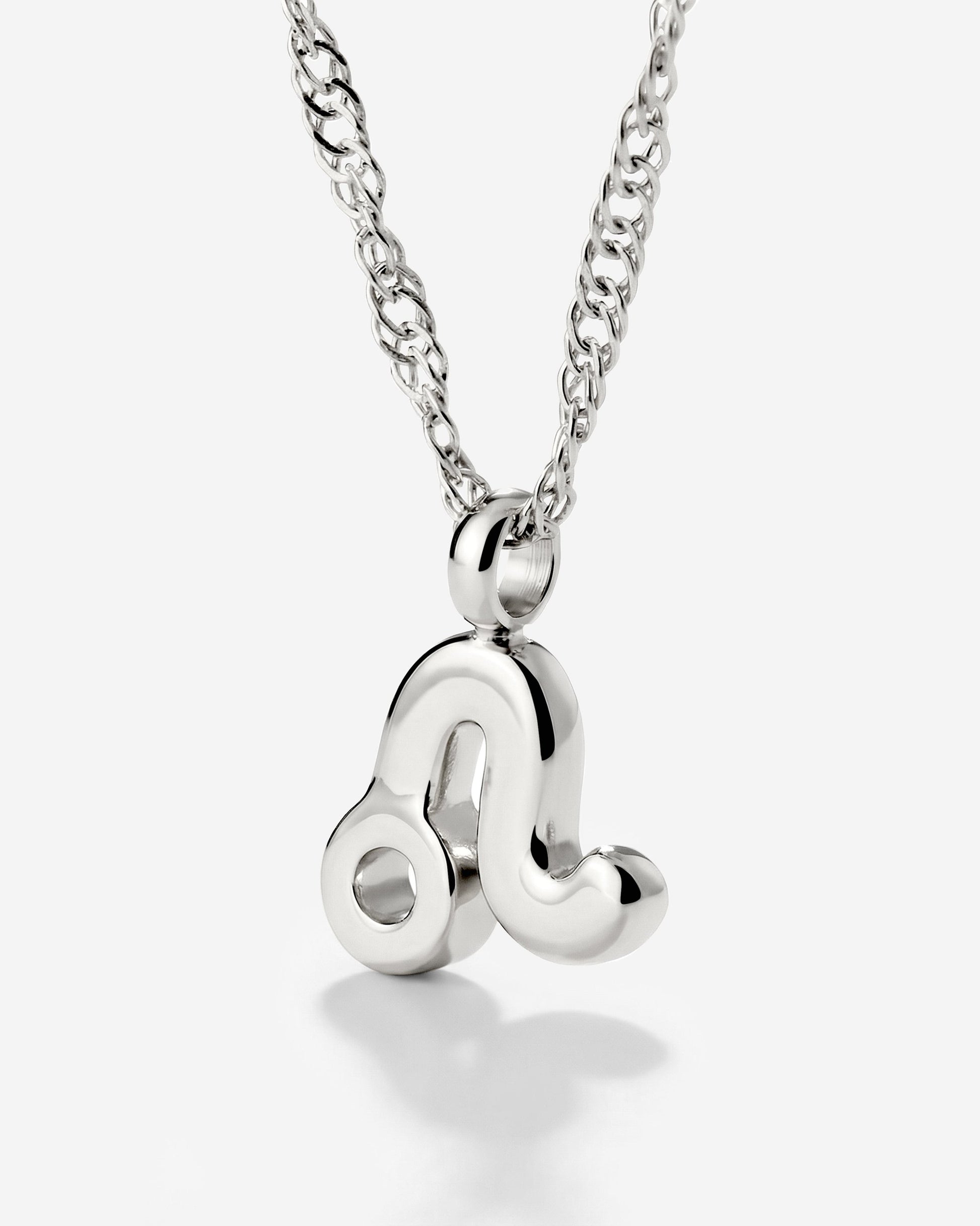 Leo Bubble Necklace Silver