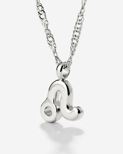 Leo Bubble Necklace Silver