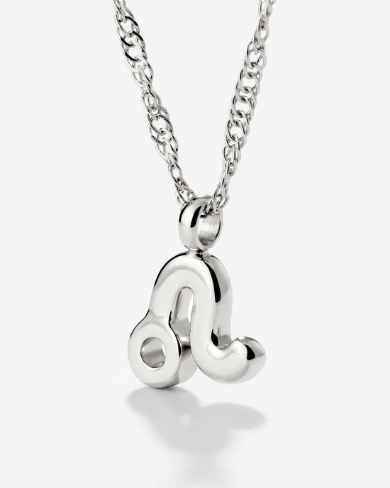 Leo Bubble Necklace Silver