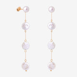Pure Love Pearl Earrings Rose Gold