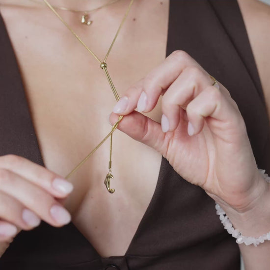Joyful Jule Y-Necklace gold