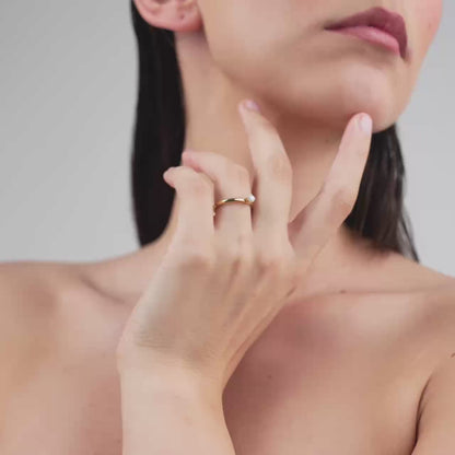 Dream Pearl Ring Gold