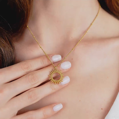 Sunny Beads Necklace Gold