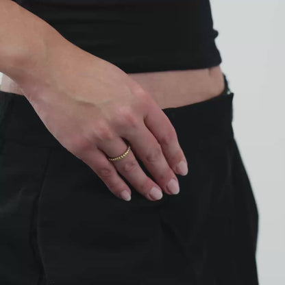 Endless Twist Ring Roségold