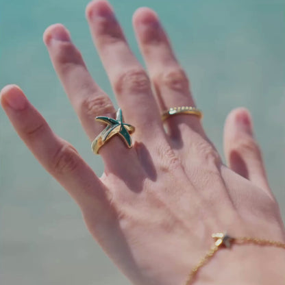 Sea Star Ring Silver