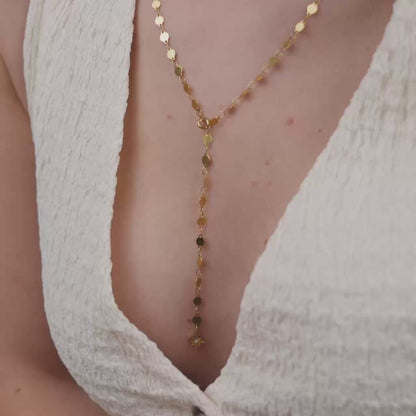 Rising Lotti Y-Necklace Gold