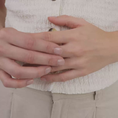 Curly Twist Ring Rose Gold