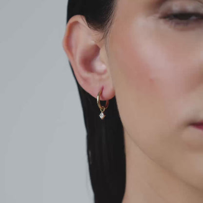 North Star Hoop Set Small Roségold