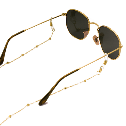 Playa Sunglasses Chain Gold