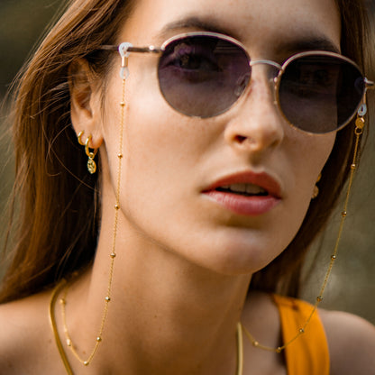 Playa Sunglasses Chain Gold