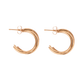 Hermosa Hoops Rose Gold
