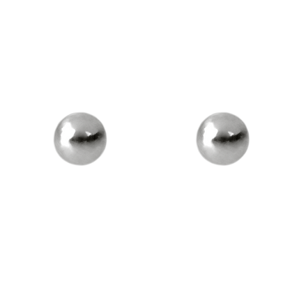 Bola Studs Silver