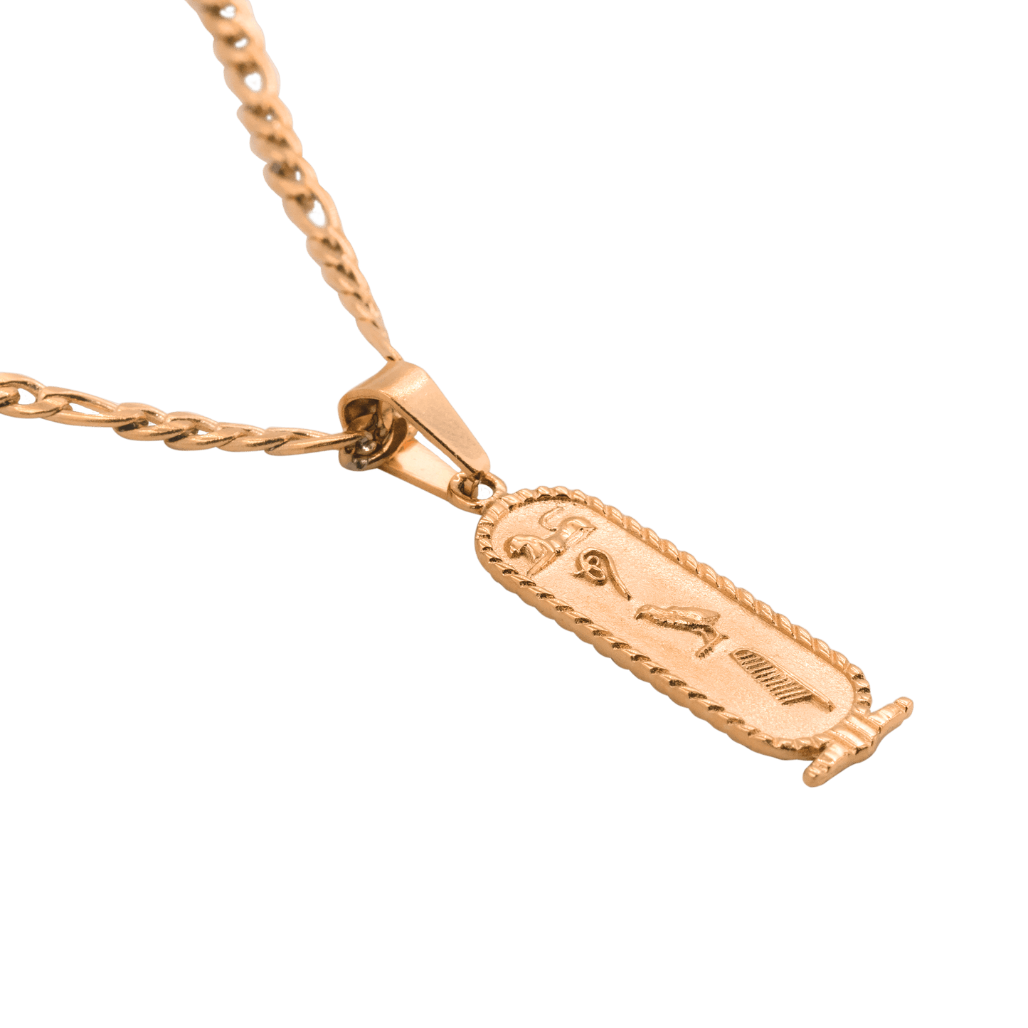 Hieroglyph Necklace Rose Gold