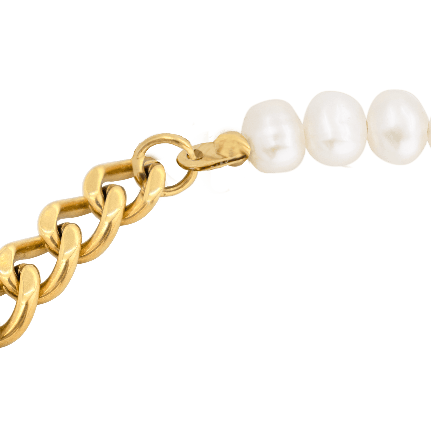 Chain'n'Pearls Necklace Gold