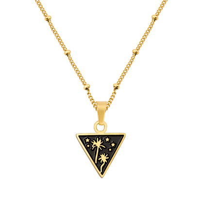 Beach Nights Necklace Gold