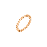 Curb Chain Ring Rose Gold