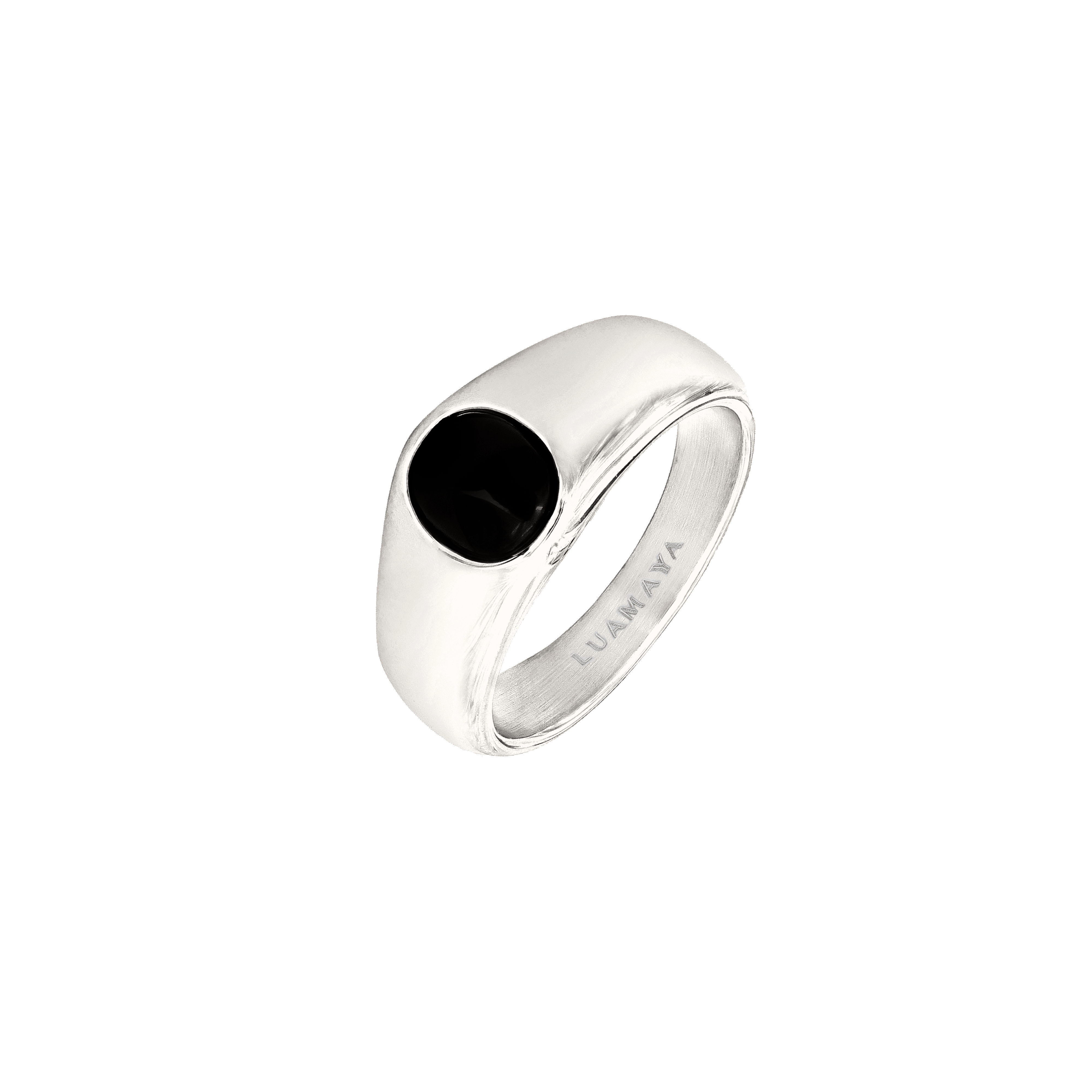 Signet Onyx Ring Silver – Luamaya