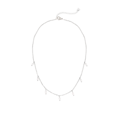 Perla Blanco Choker Silver