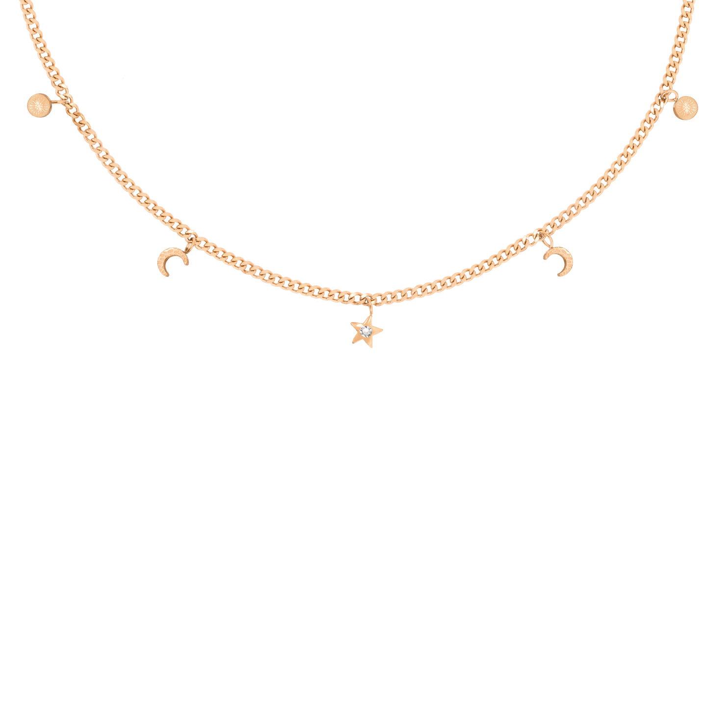 Midnight Necklace Rose Gold