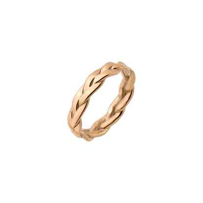 Braided Divine Ring Rose Gold