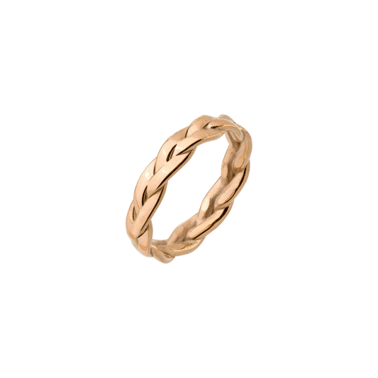 Braided Divine Ring Rose Gold