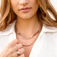 Box Chain Necklace Rose Gold