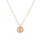 Saint Christopher Necklace Rose Gold