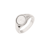 Eternal Summer Rose Ring Silver