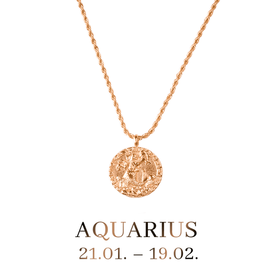 Aquarius Necklace Rose Gold