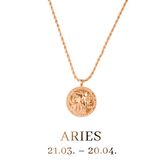 Aries Necklace Rose Gold