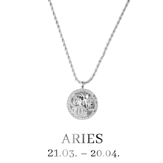 Aries Necklace Silver