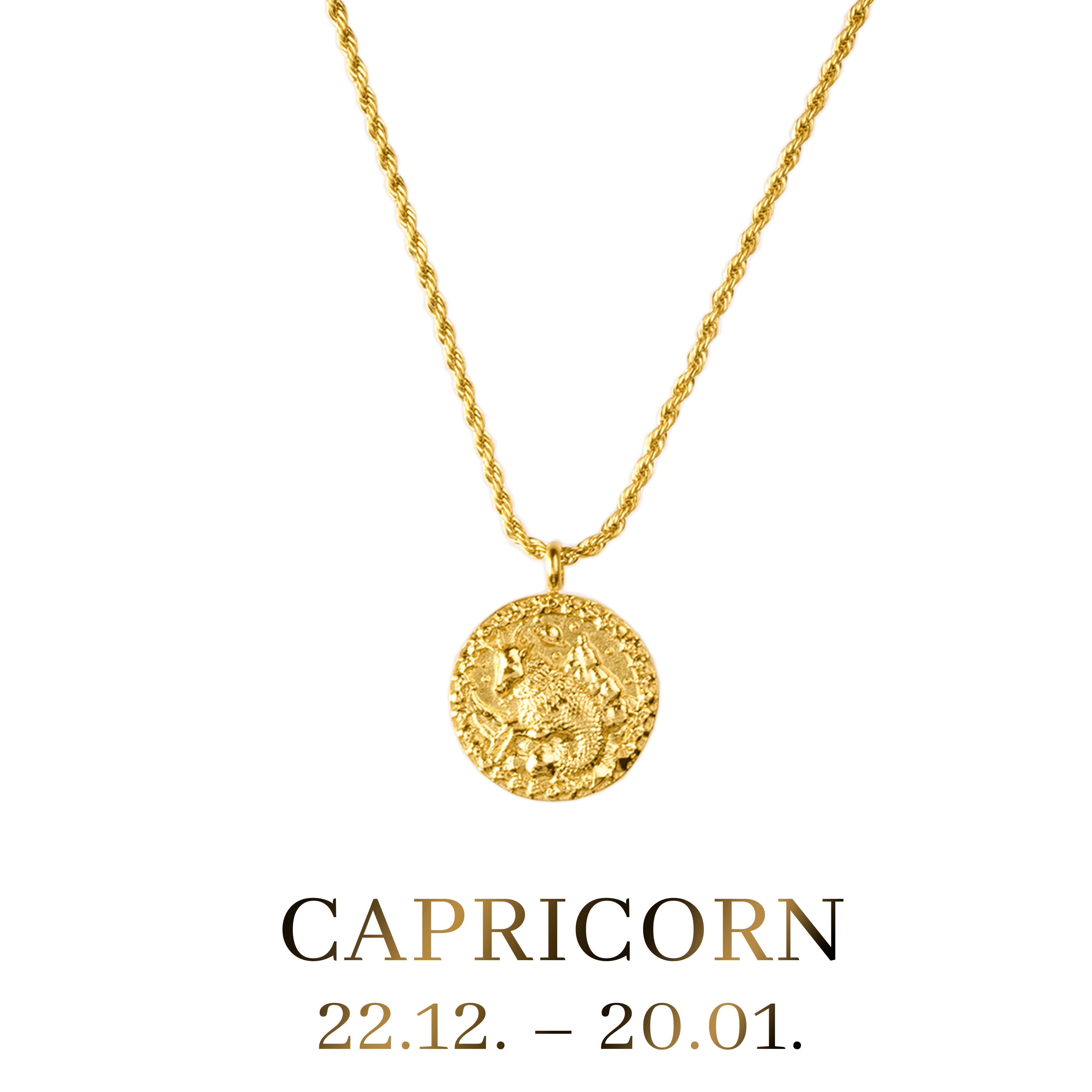 Signature Zodiac Necklace .:. Gold – Child of Wild