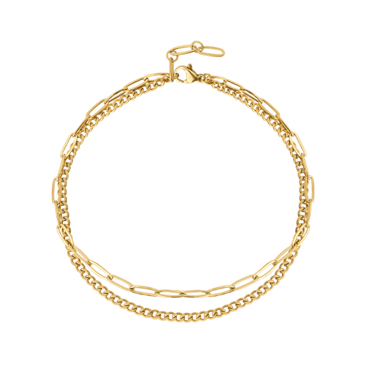 Duo Anklet Gold