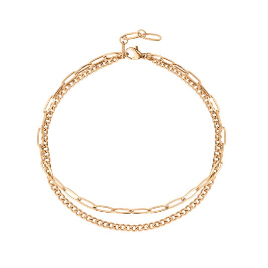 Duo Anklet Rose Gold